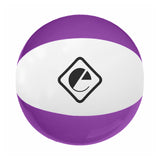 12 Inch Two-Toned Beach Ball  Imprinted with Logo (Q771432)