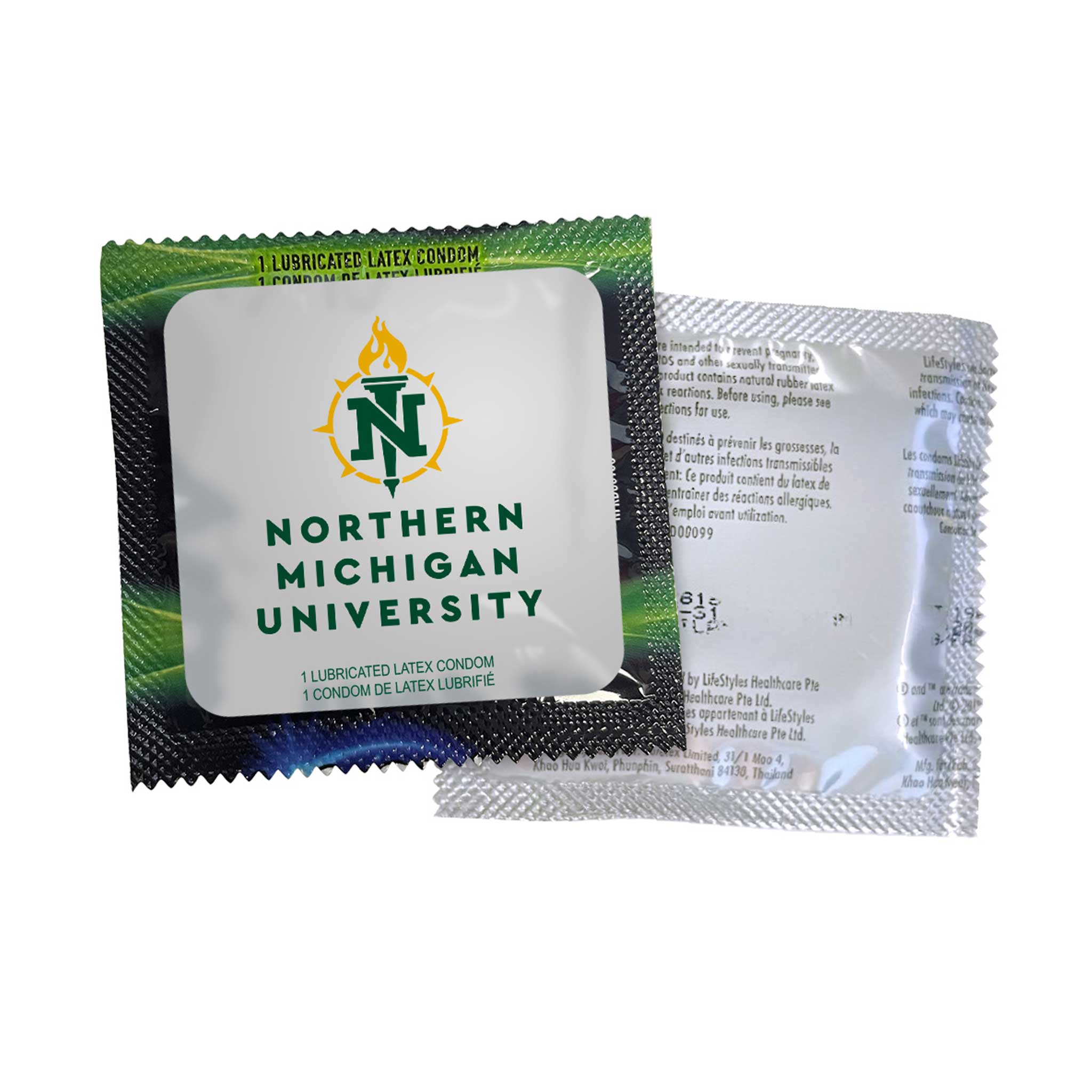 Lifestyle Latex Condoms  Imprinted with Logo (Q771511)