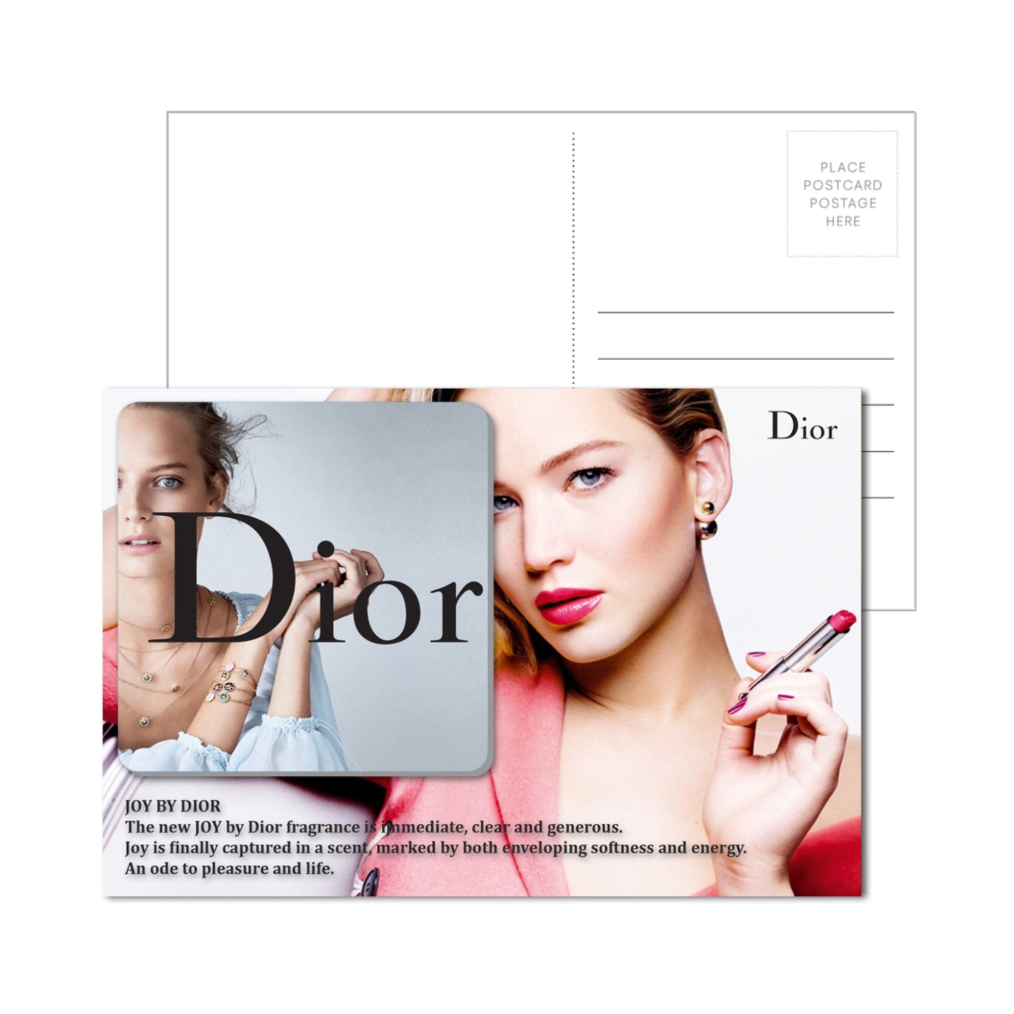 Post Card with Full Color Coaster Round Or Square  Imprinted with Logo (Q773111)