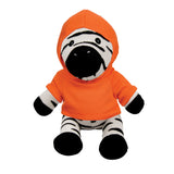 6" Zander Zebra Stuffed Toys - Hoodie (Q774522)