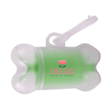 Clear Bone Shaped Pet Bag Dispenser - Full Color Sticker (Q774632)
