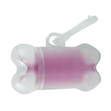 Clear Bone Shaped Pet Bag Dispenser - Full Color Sticker (Q774632)