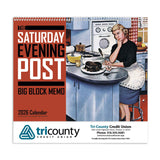 The Saturday Evening Post Big Block Memo Calendar  Imprinted with Logo (Q774722)