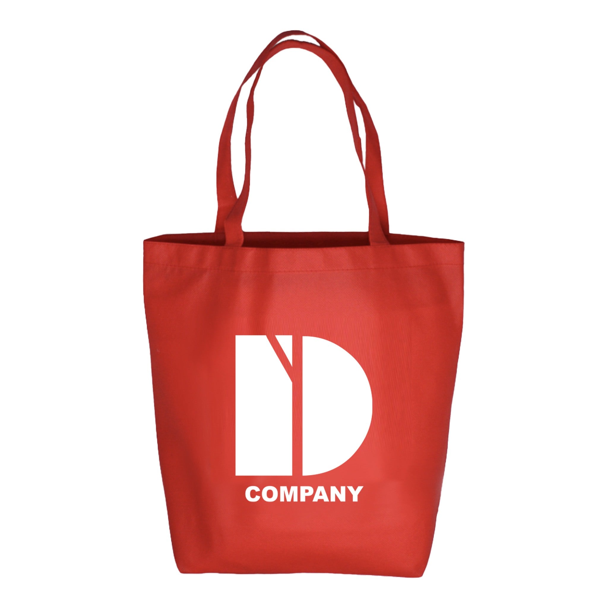 Coral Economy Grocery Tote Bags - Full Color  Imprinted with Logo (Q775711)