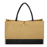Jute Box Tote Bag (Q776922)
