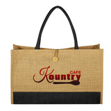 Jute Box Tote Bag (Q776922)