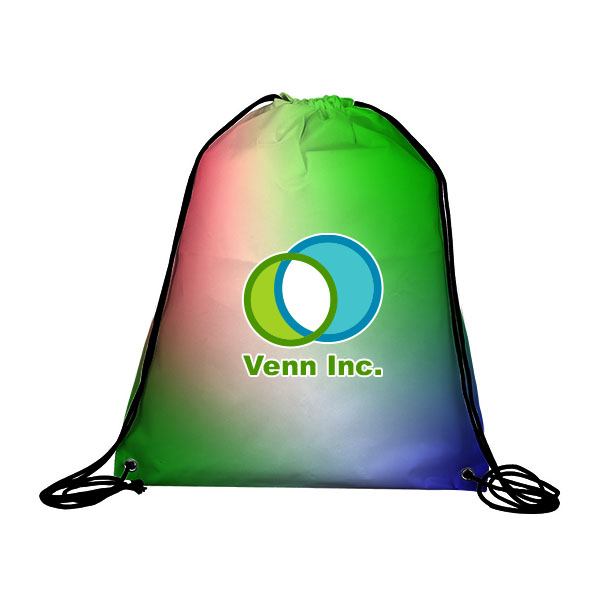 15W x 18H Monviso Drawstring Cinch Pack  Imprinted with Logo (Q777022)