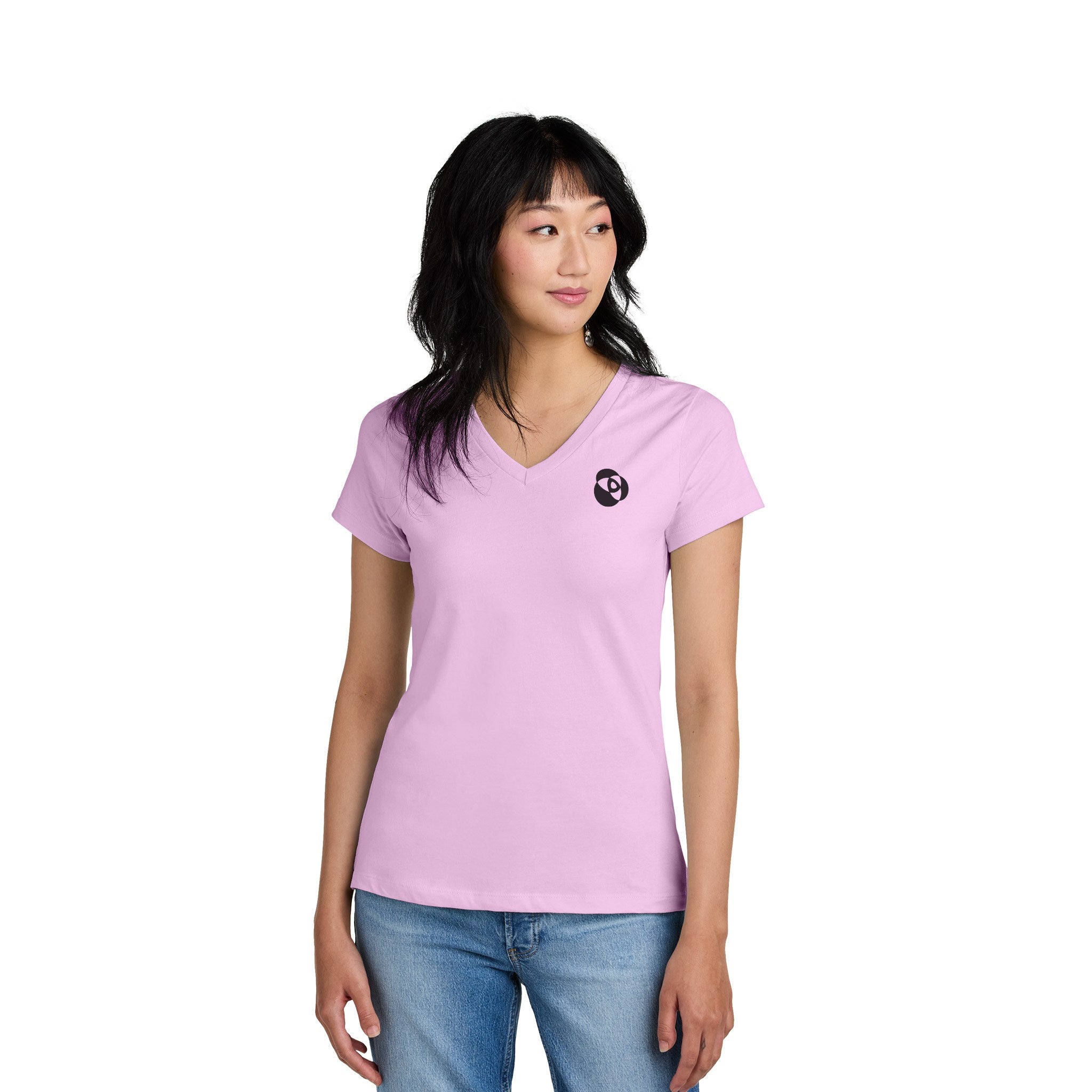 District ® Women’s Perfect Weight ® V-Neck Tee (Q777922)