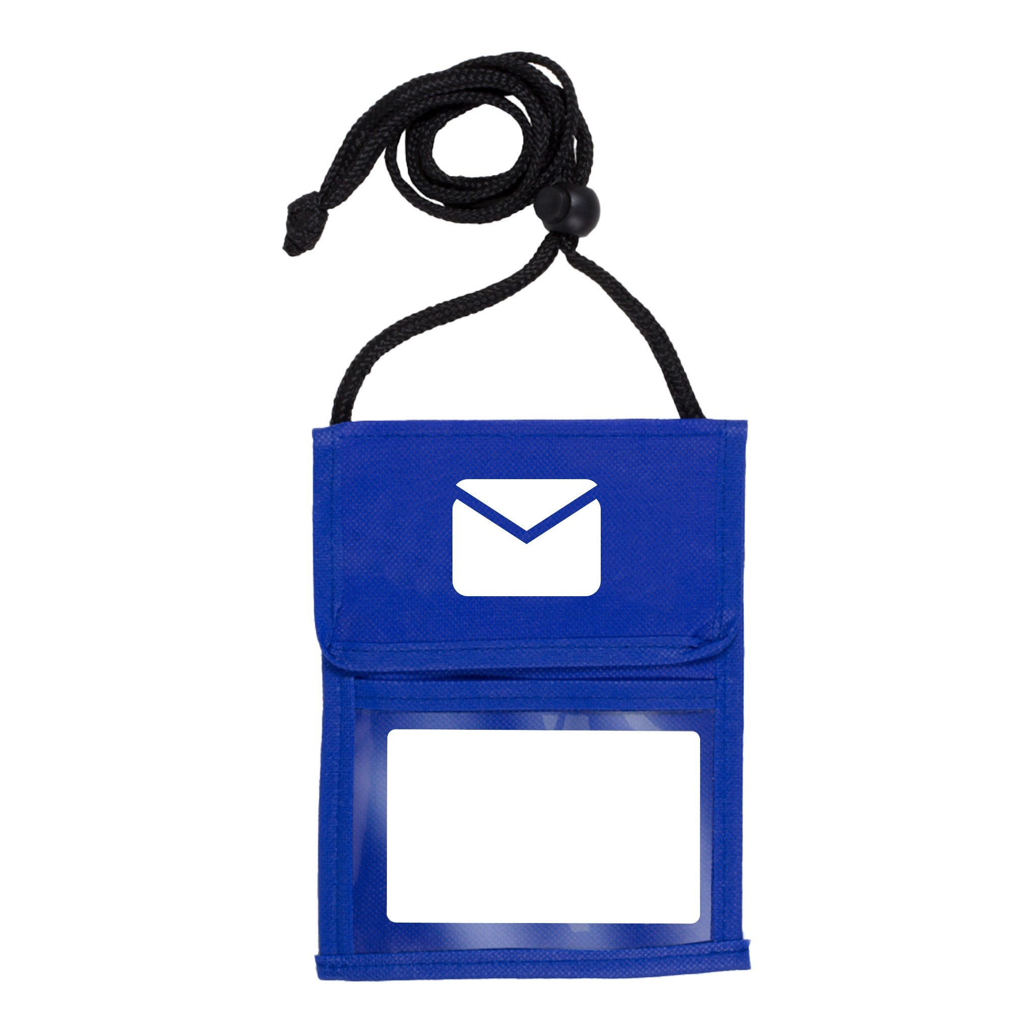 Non-Woven Econo 5 Function Tradeshow Neck Wallets  Imprinted with Logo (Q779611)