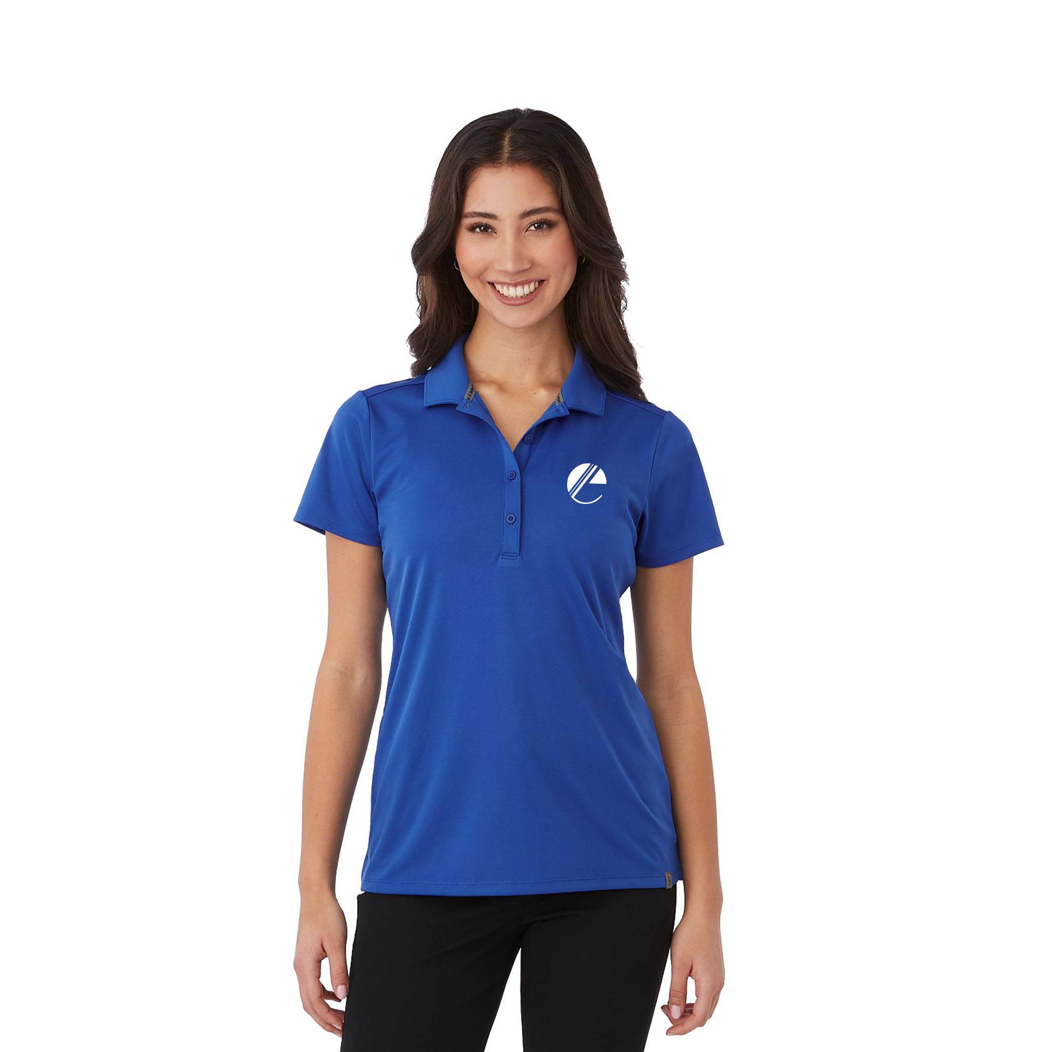 EVANS Eco Short Sleeve Polo - Womens  Imprinted with Logo (Q780722)