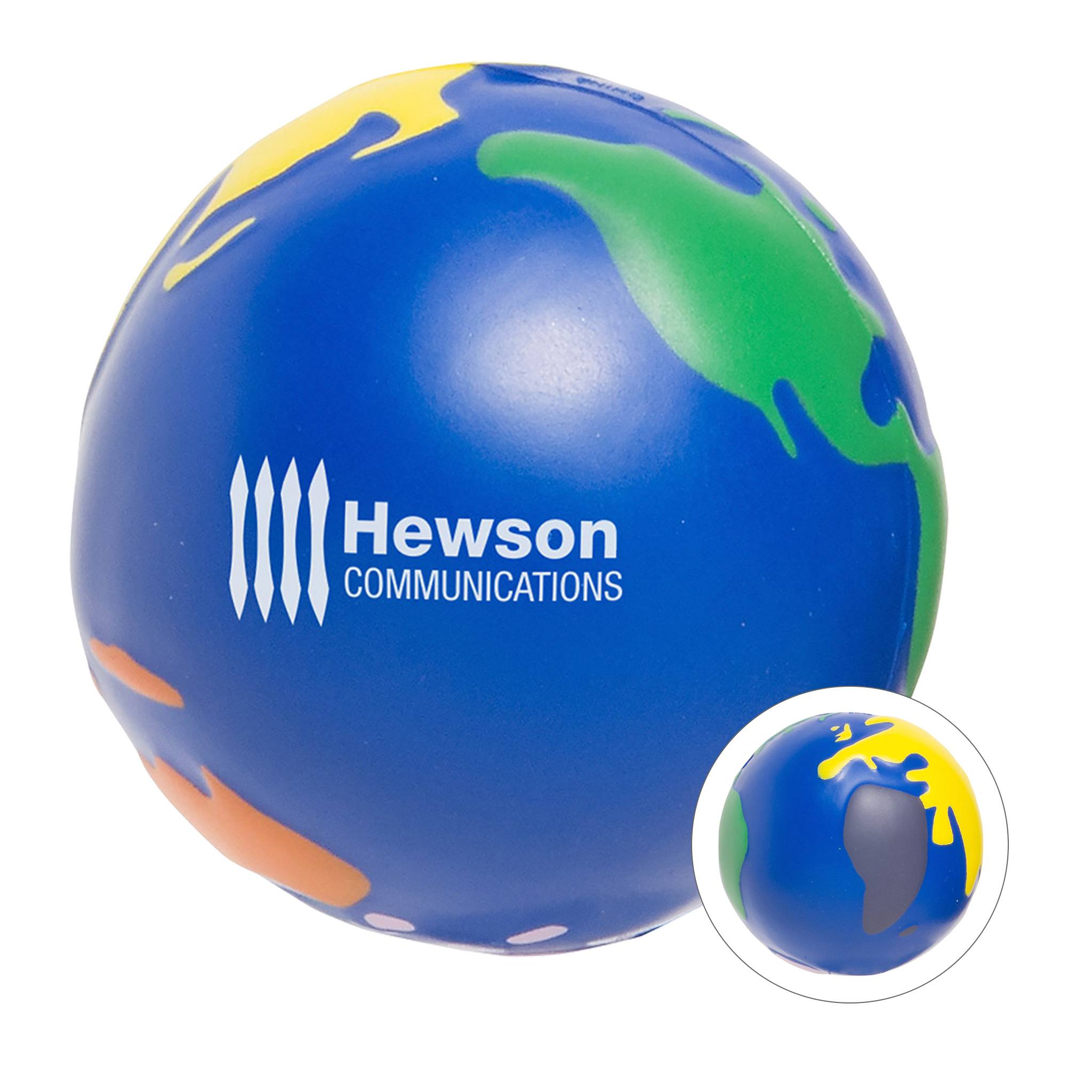 Multi-Colored Earthball Stress Reliever  Imprinted with Logo (Q882111)