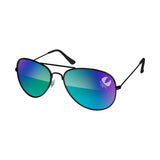 Metal Aviator Mirrored Sunglasses (Q782532)