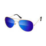 Metal Aviator Mirrored Sunglasses (Q782532)