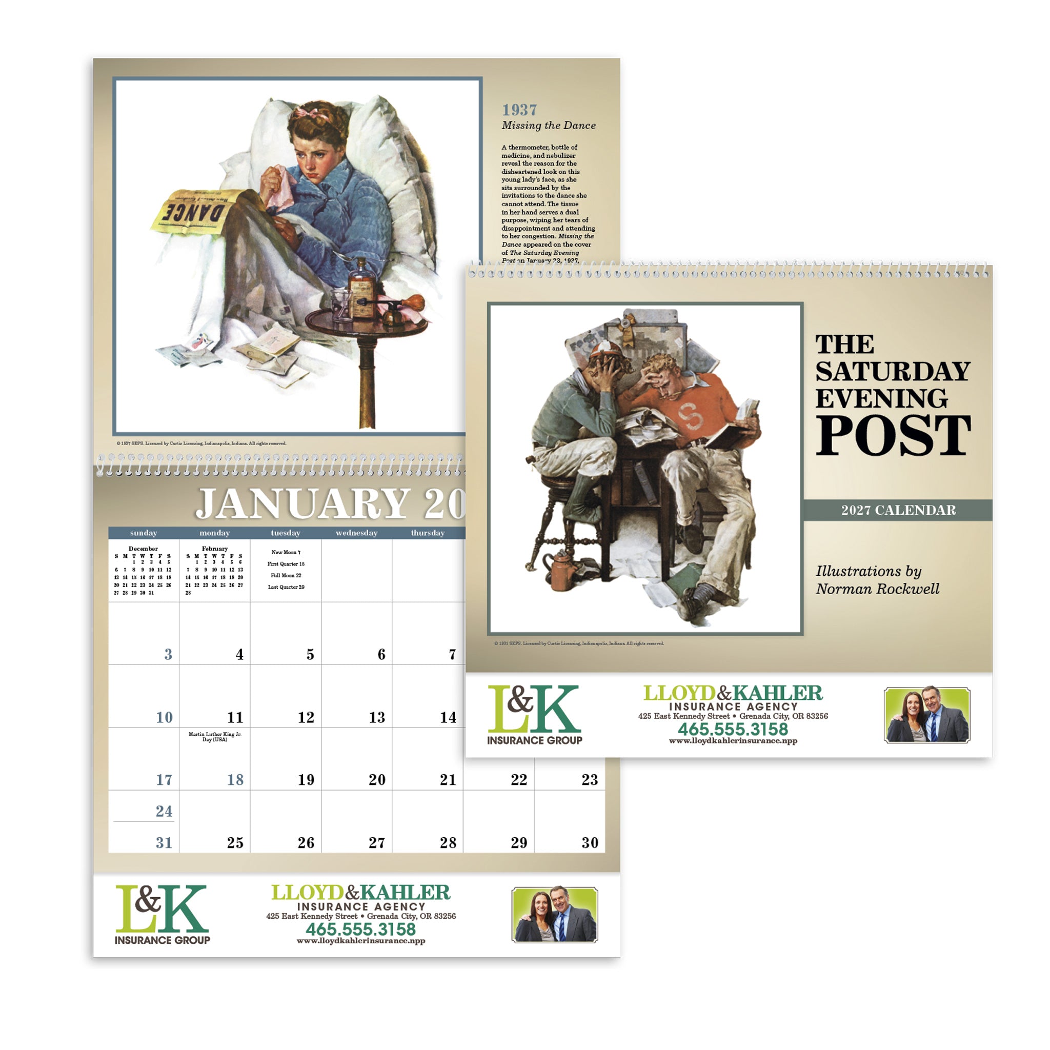 The Saturday Evening Post Calendar 11 x 110 Inch (Q784722)