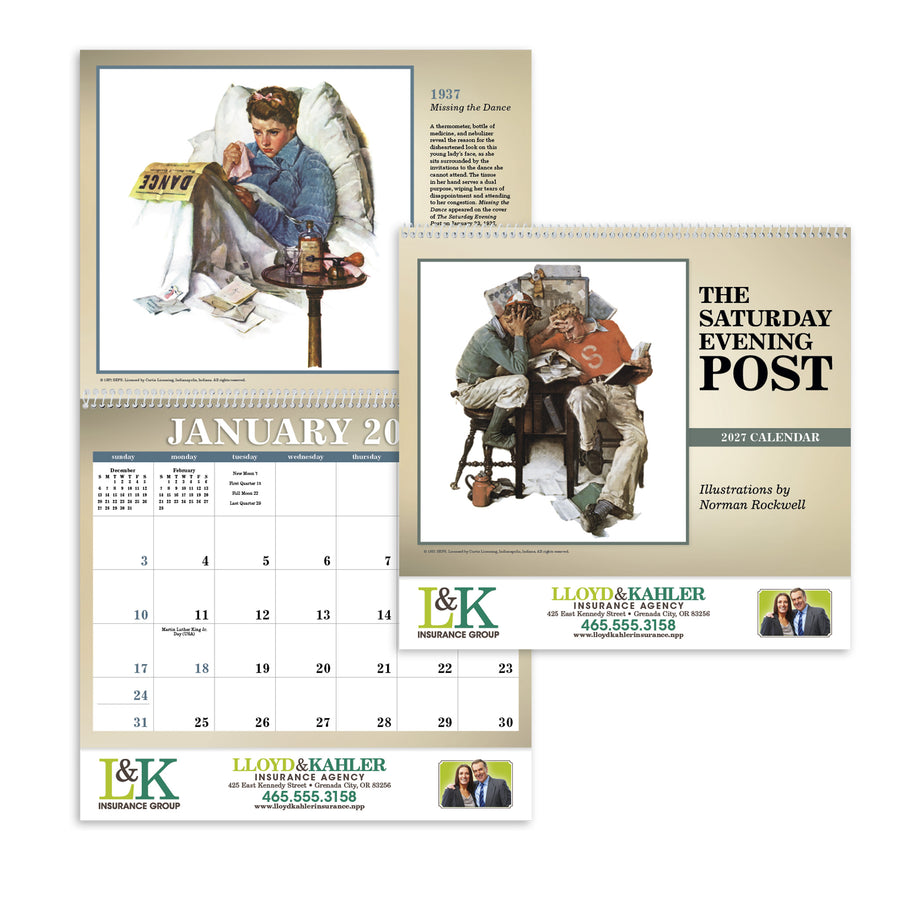 The Saturday Evening Post Calendar 11 x 110 Inch (Q784722)