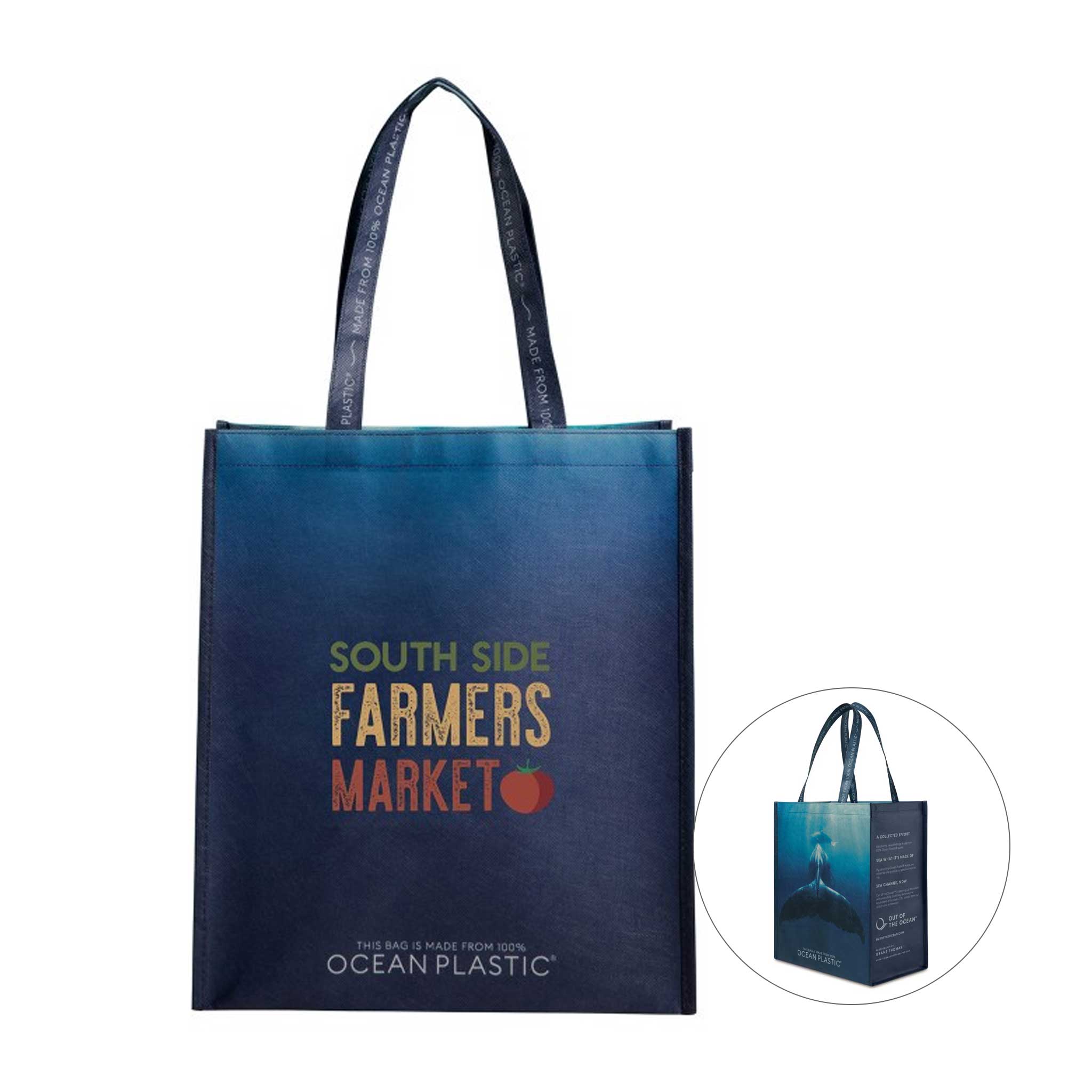 Out Of The Ocean® Reusable Large Shopper - Dark Navy (Q784822)