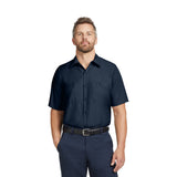 Red Kap® Long Size  Short Sleeve Industrial Work Shirt (Q785332)