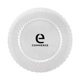10 Inch Classicware® Clear Plastic Plates (Q786011)