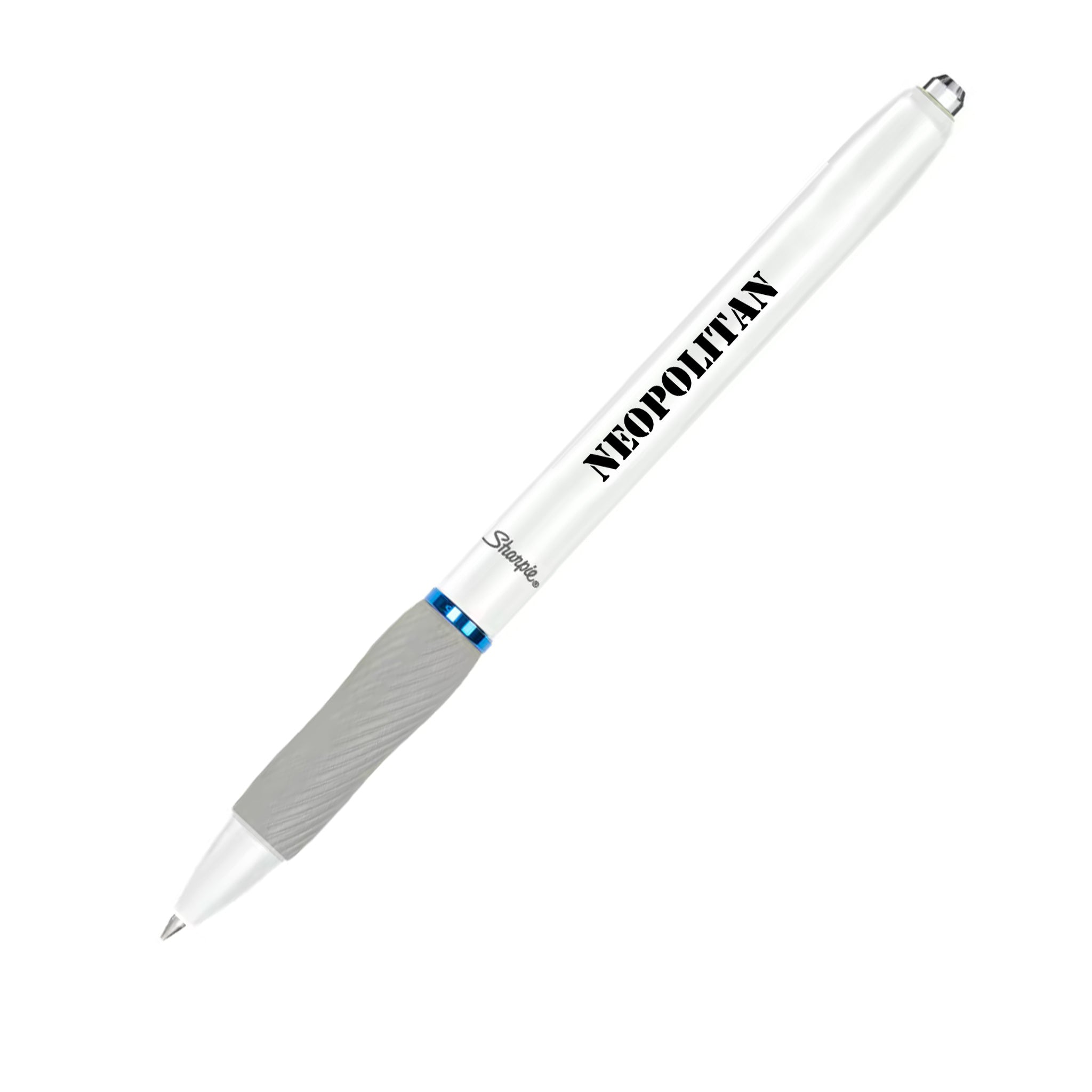 Sharpie® S-Gel White Barrel - Royal Blue  Imprinted with Logo (Q788332)