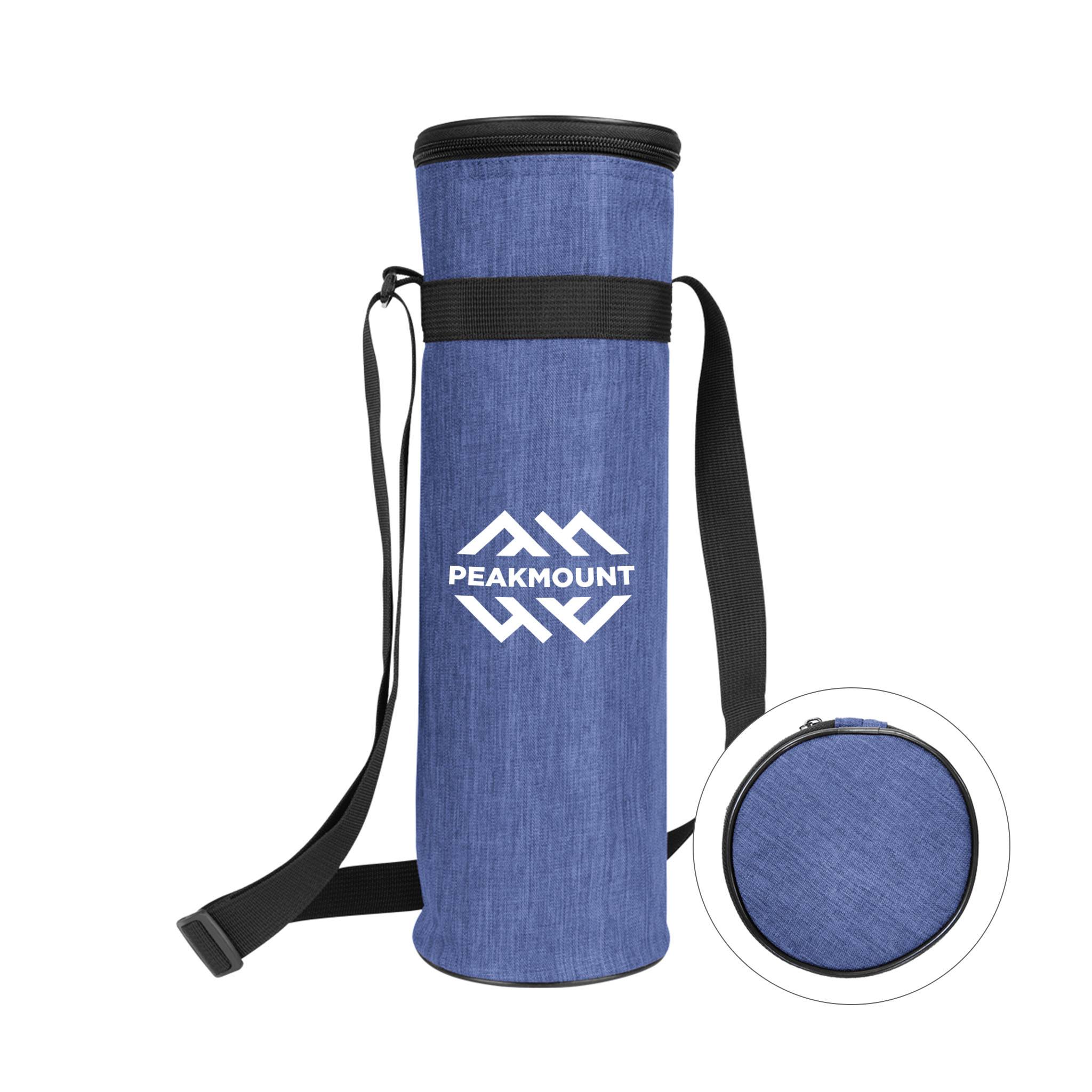 RPET Heathered Wine Cooler Tote Bag  Imprinted with Logo (Q790822)