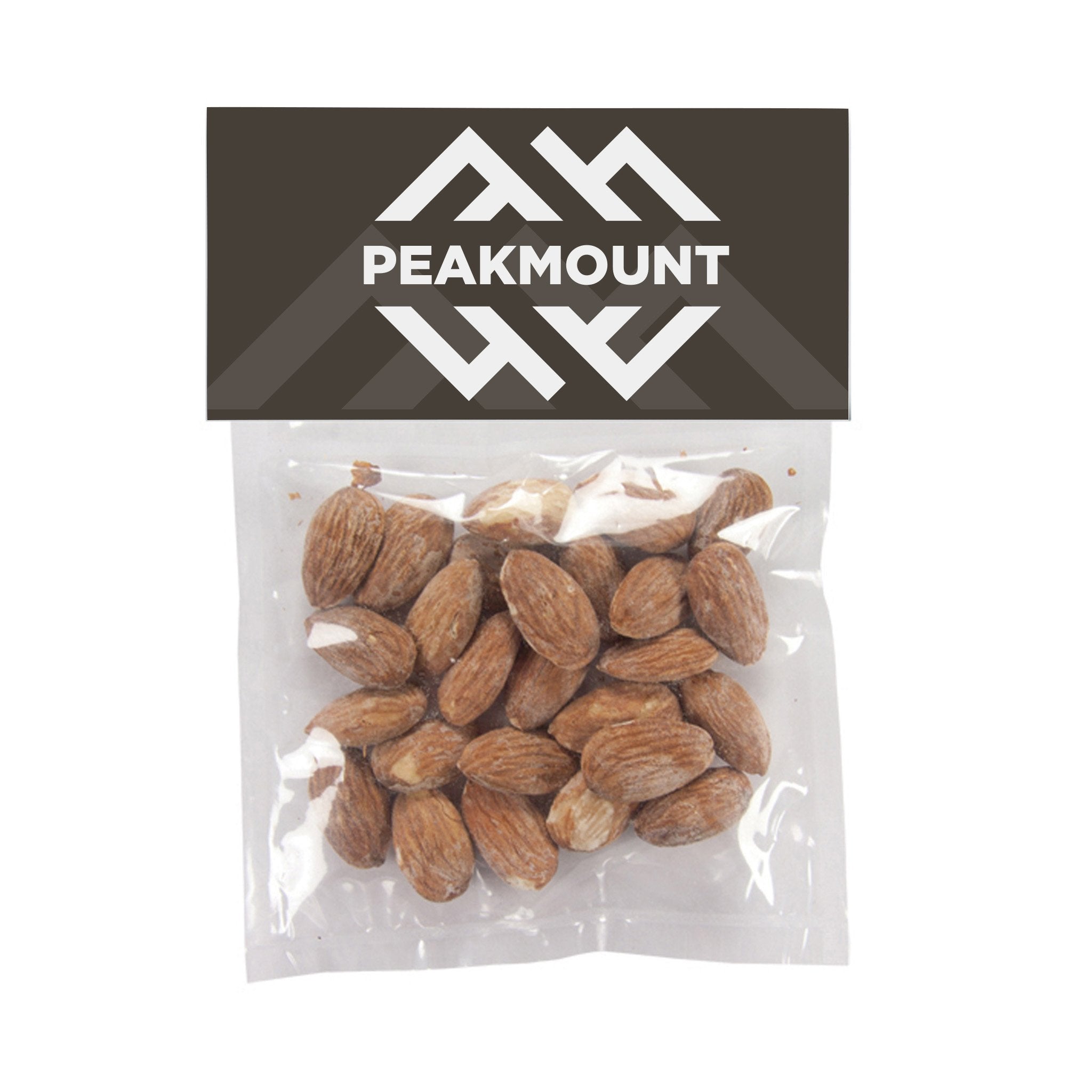 Candy Bag With Header Card Almonds (Large)  Imprinted with Logo (Q791122)