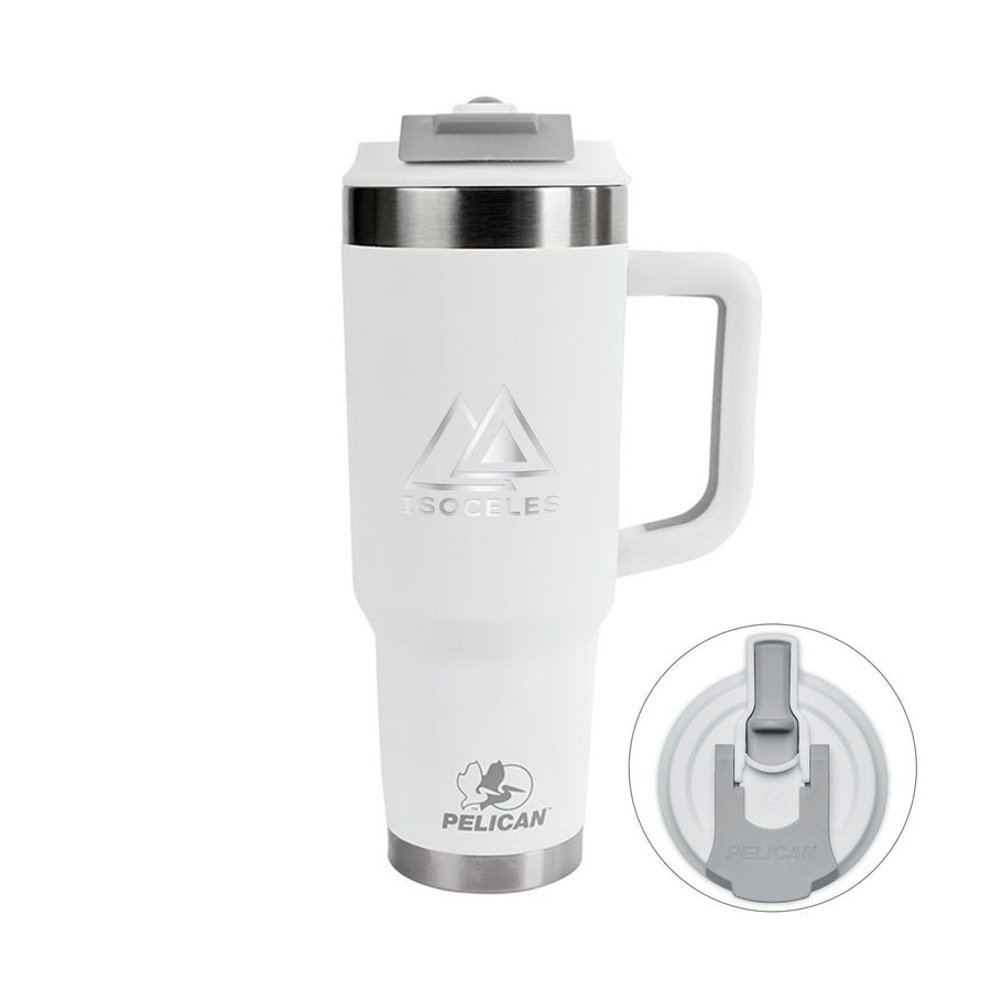 Pelican Porter™ Dual 40 Oz. Dual Lid  Recycled Travel Tumbler (Q791332)