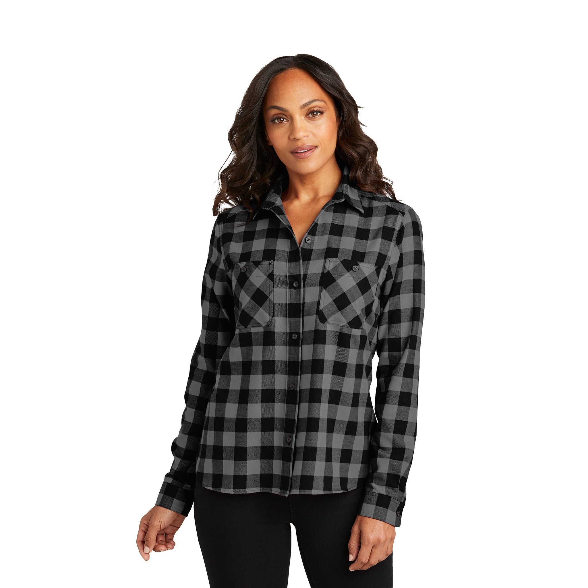 Port Authority® Women's Plaid Flannel Shirt (Q791432)
