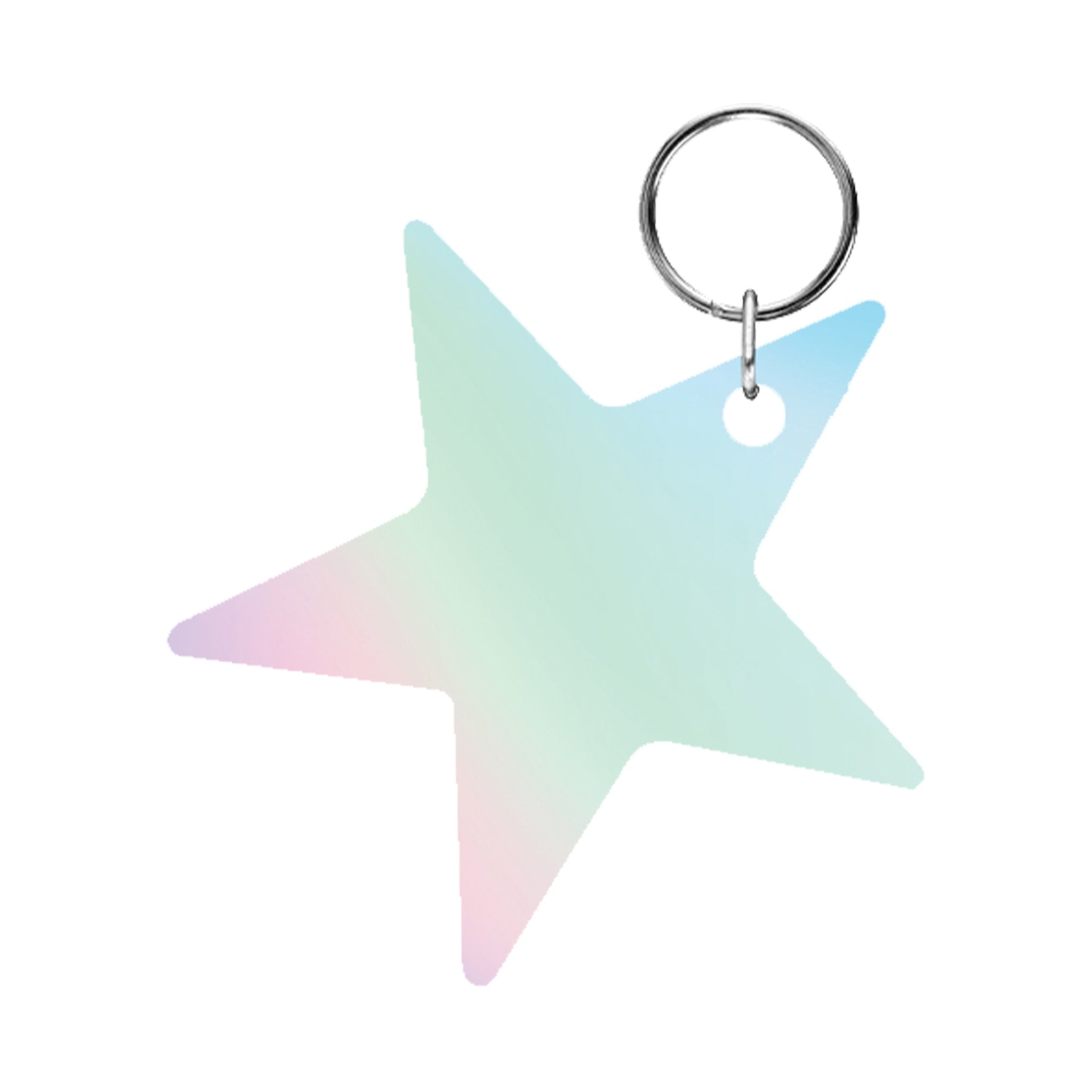 Acrylic Shape Key Tag - Up To 5 Sq. In. (Q791632)