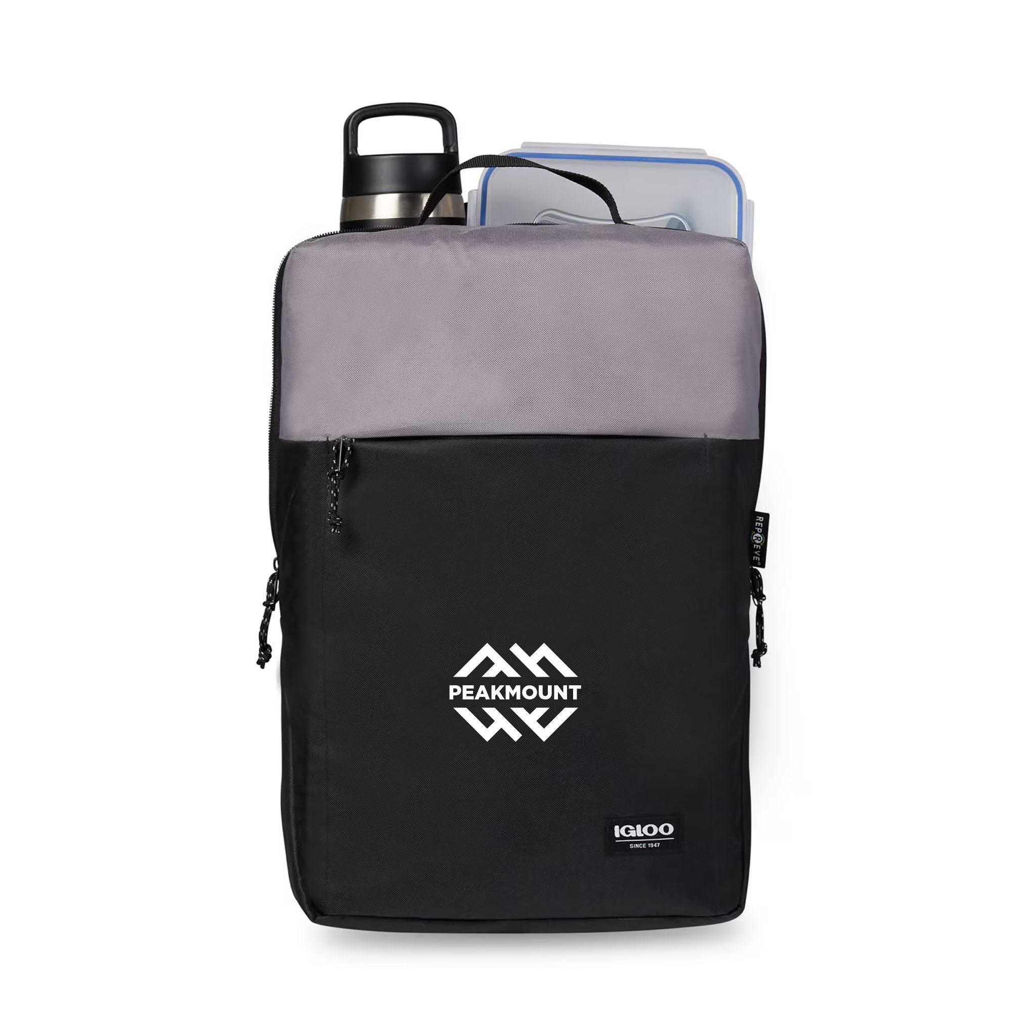 Igloo® Fundamentals Lotus Backpack Cooler  Imprinted with Logo (Q792622)
