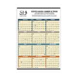 Time Management Span-A-Year Calendars Non-Laminated (Q793722)