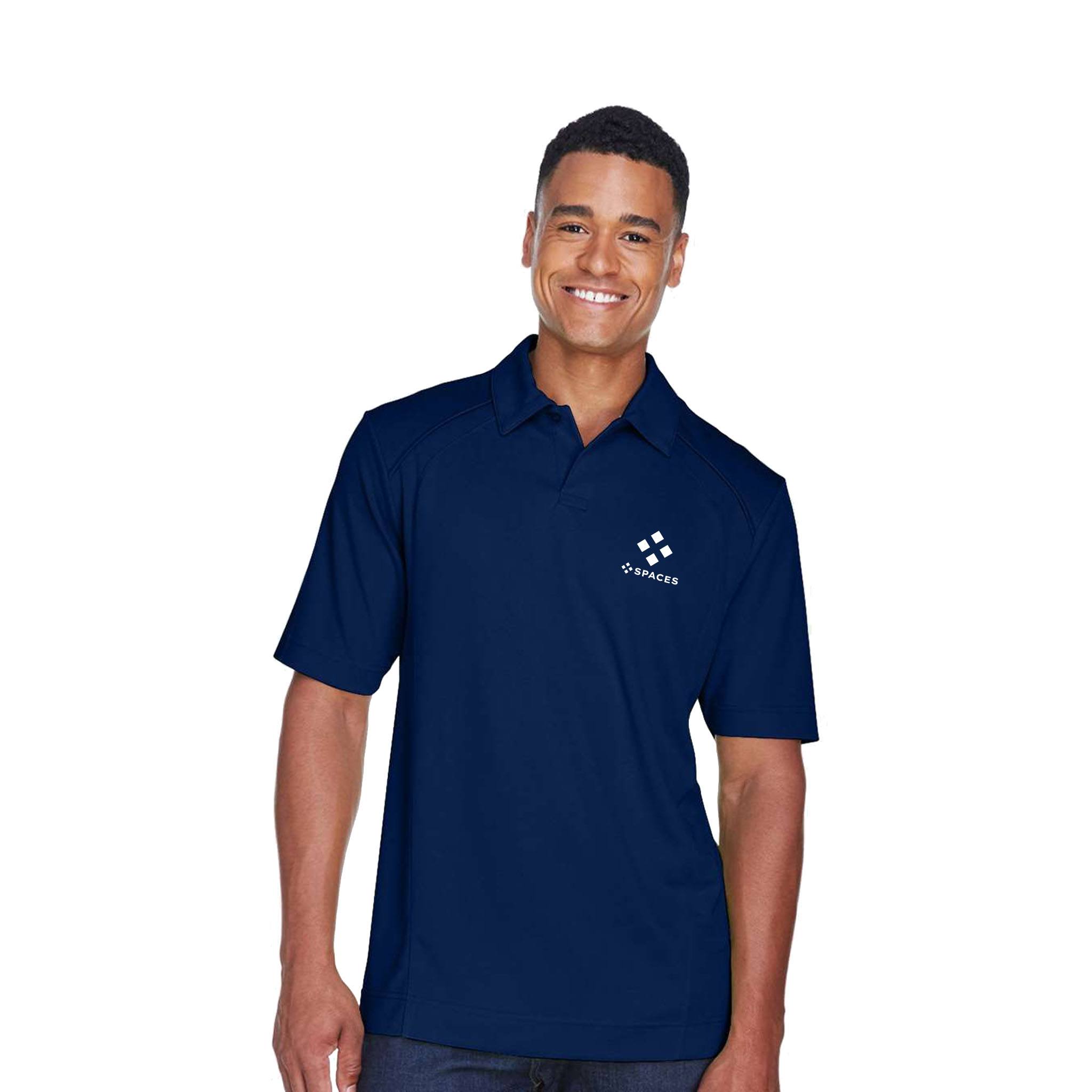 Ash City Men's Recycled Polyester Piqué Polos  Imprinted with Logo (Q793811)
