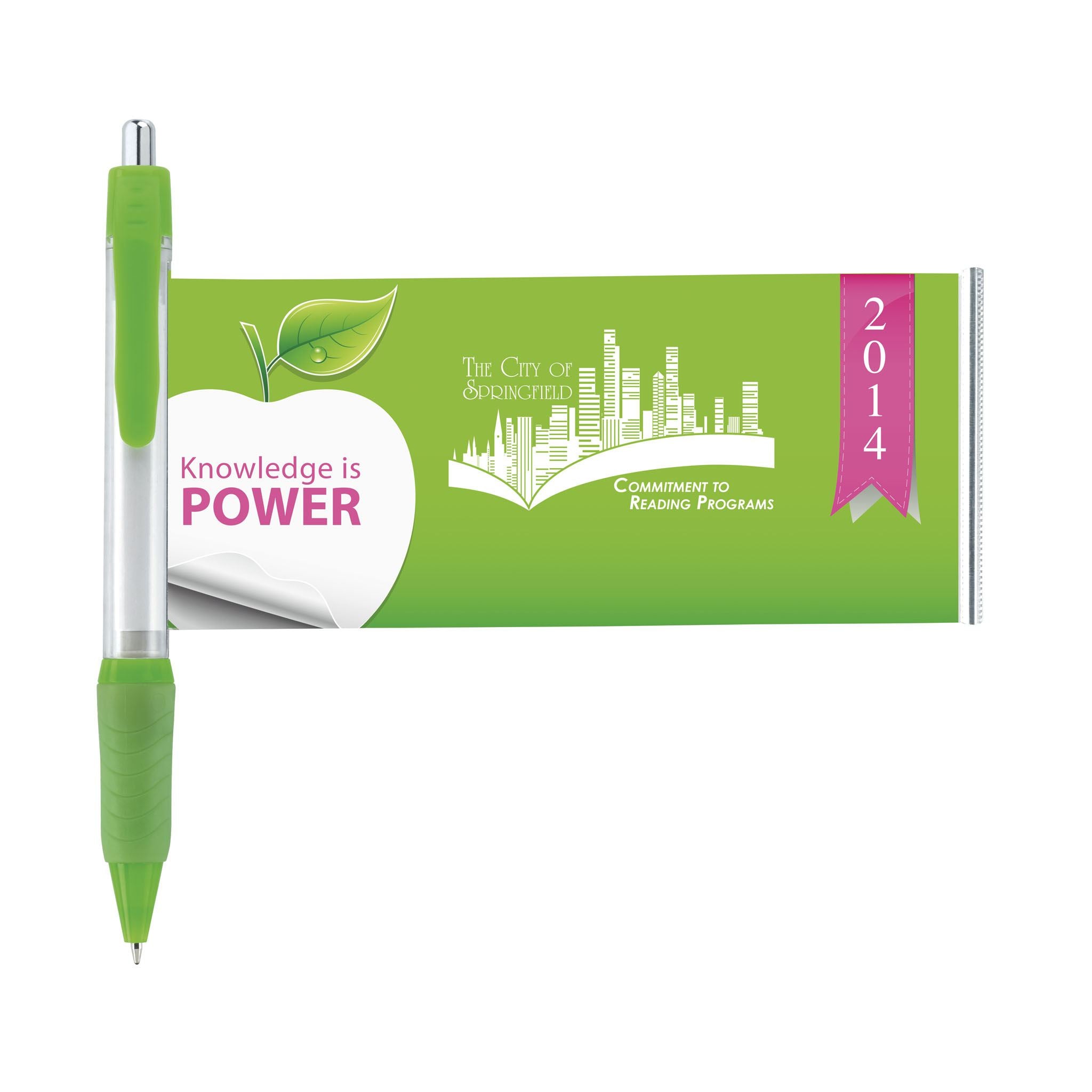 Grip Banner Pen  Imprinted with Logo (Q795611)