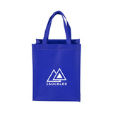 Full View Junior Large Imprint Shopping Tote Bags - Full Color (Q795711)
