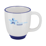 Two-Tone Bistro Mug (14 oz.}  Imprinted with Logo (Q796311)