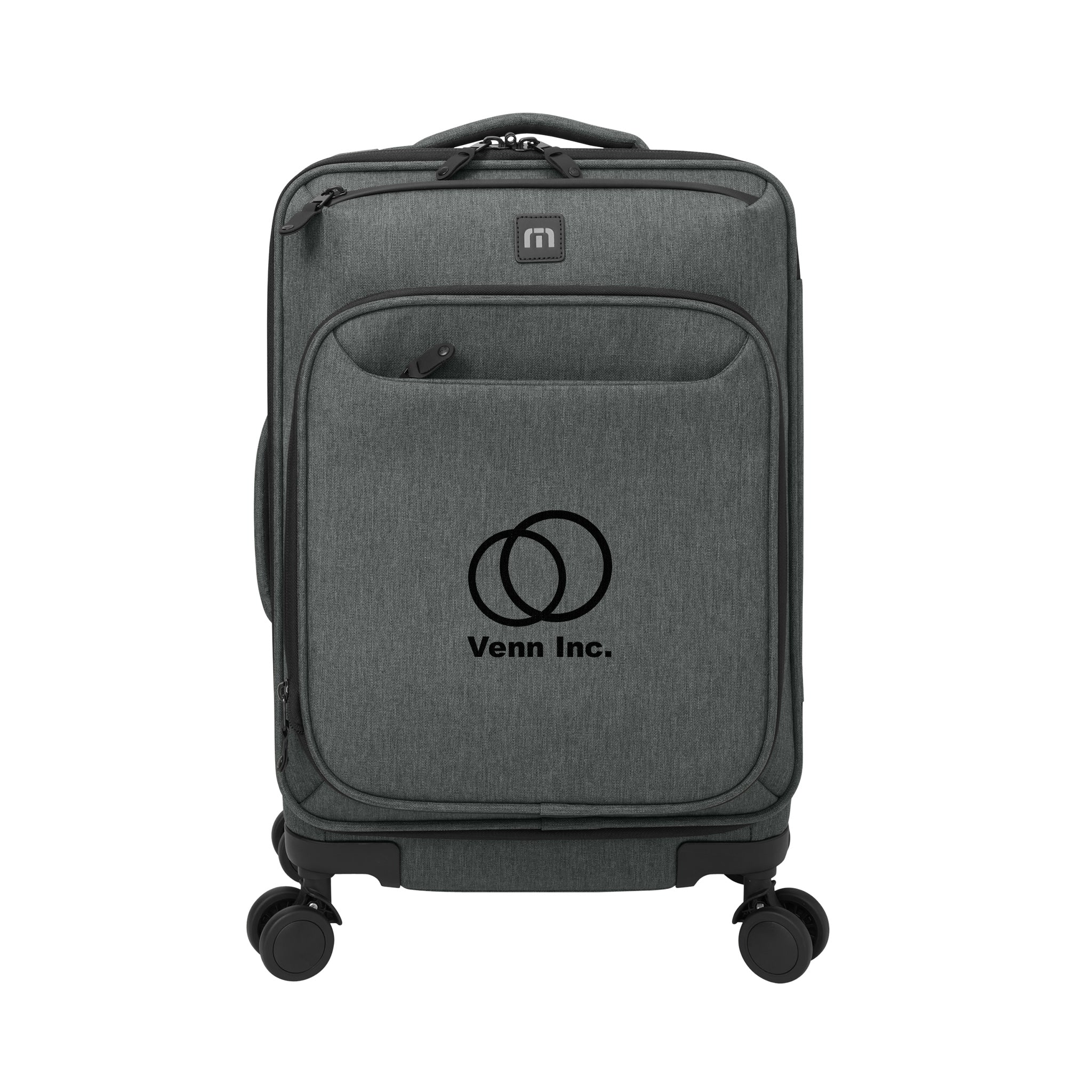 TravisMathew Quad Carry-On Spinner Luggage Bag  Imprinted with Logo (Q798922)