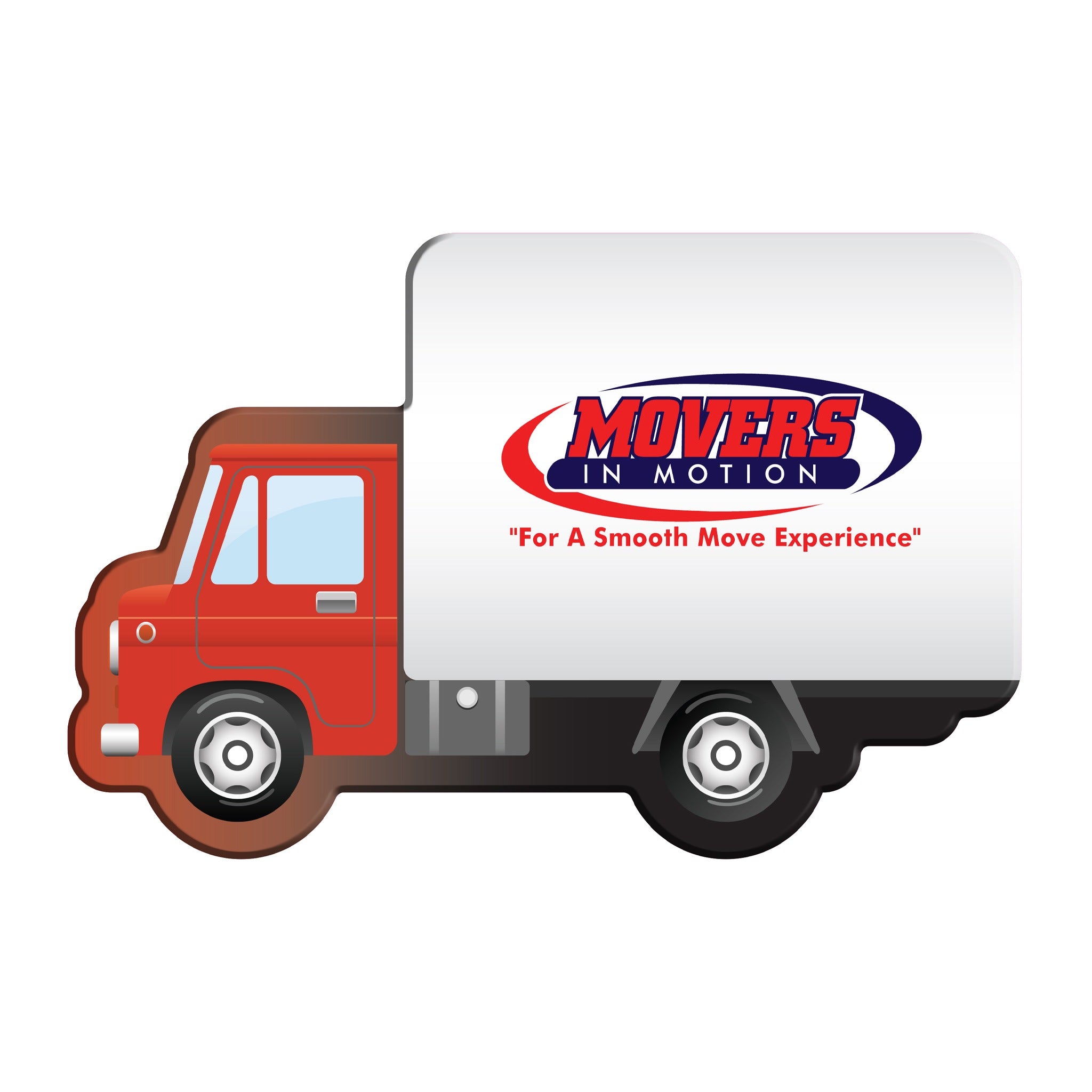 Full Color Box Truck Coaster  Imprinted with Logo (Q799322)