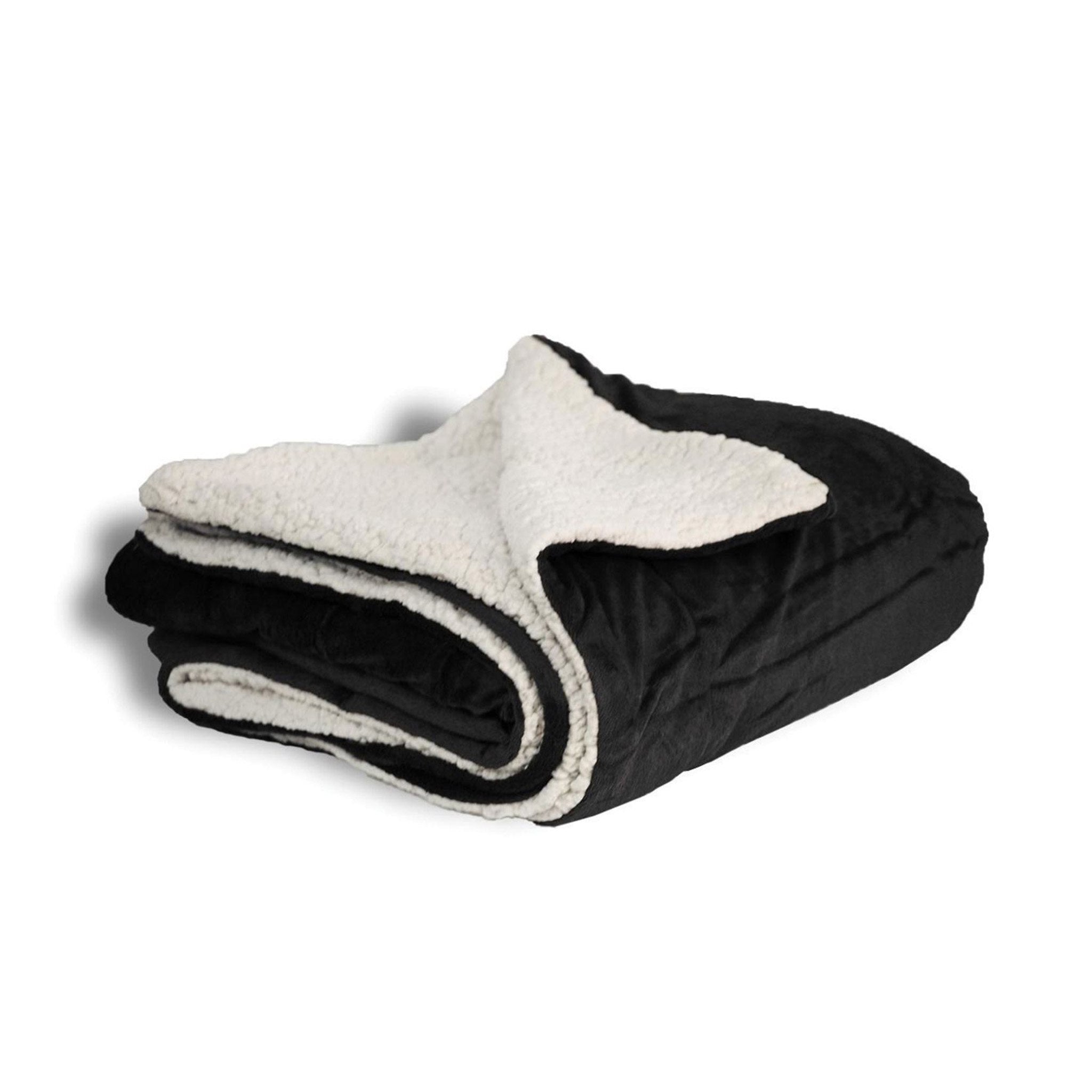 Micro Mink Sherpa Blanket  Imprinted with Logo (Q799432)