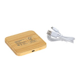 Panda FSC® Bamboo 5W Wireless Charger With Dual USB Ports (Q800922)