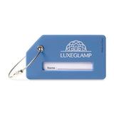 Silicone Luggage Tag - Royal Blue  Imprinted with Logo (Q803022)