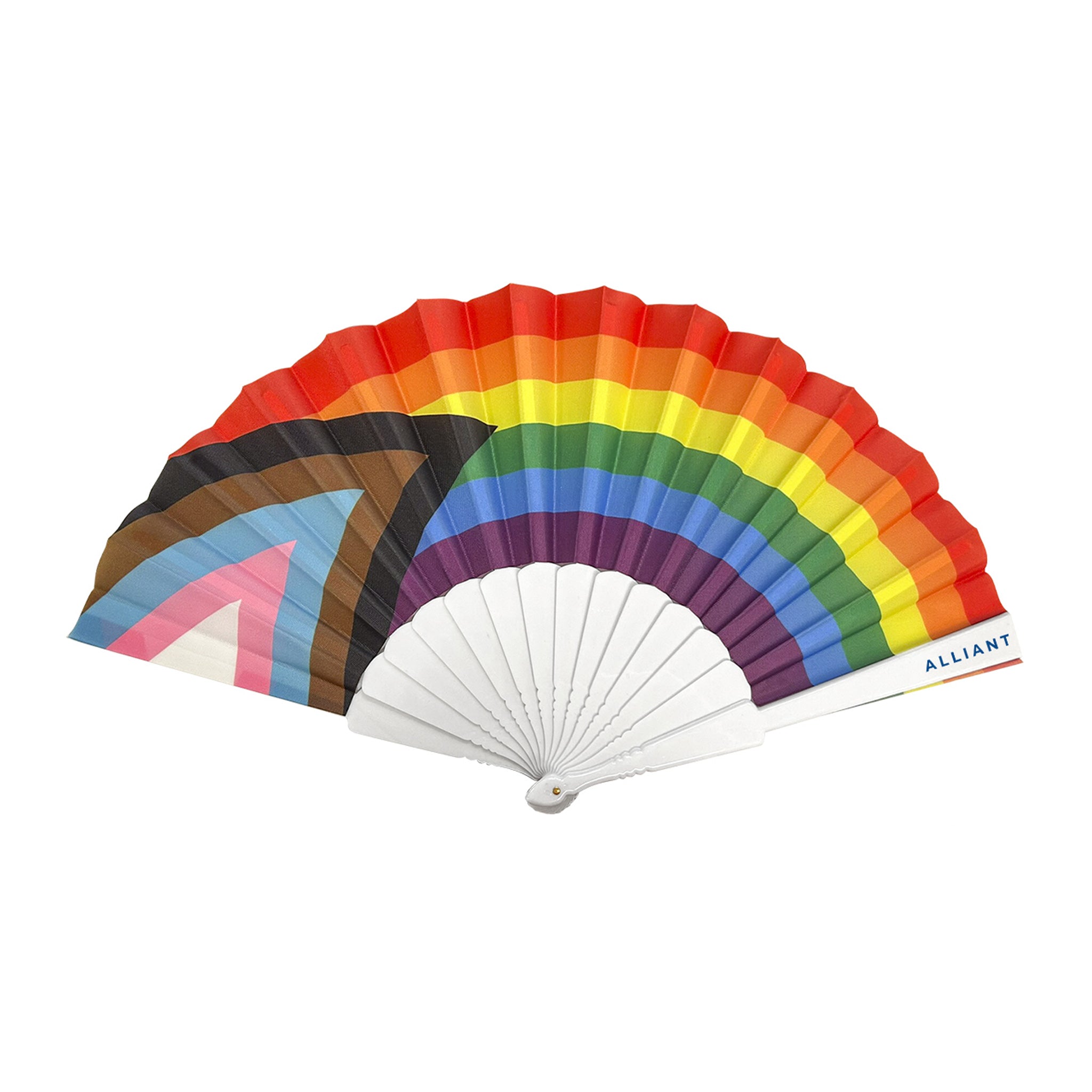 Progressive Nylon Fan  Imprinted with Logo (Q803122)