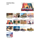 American Glory Spiral Wall Calendar (Q803222)