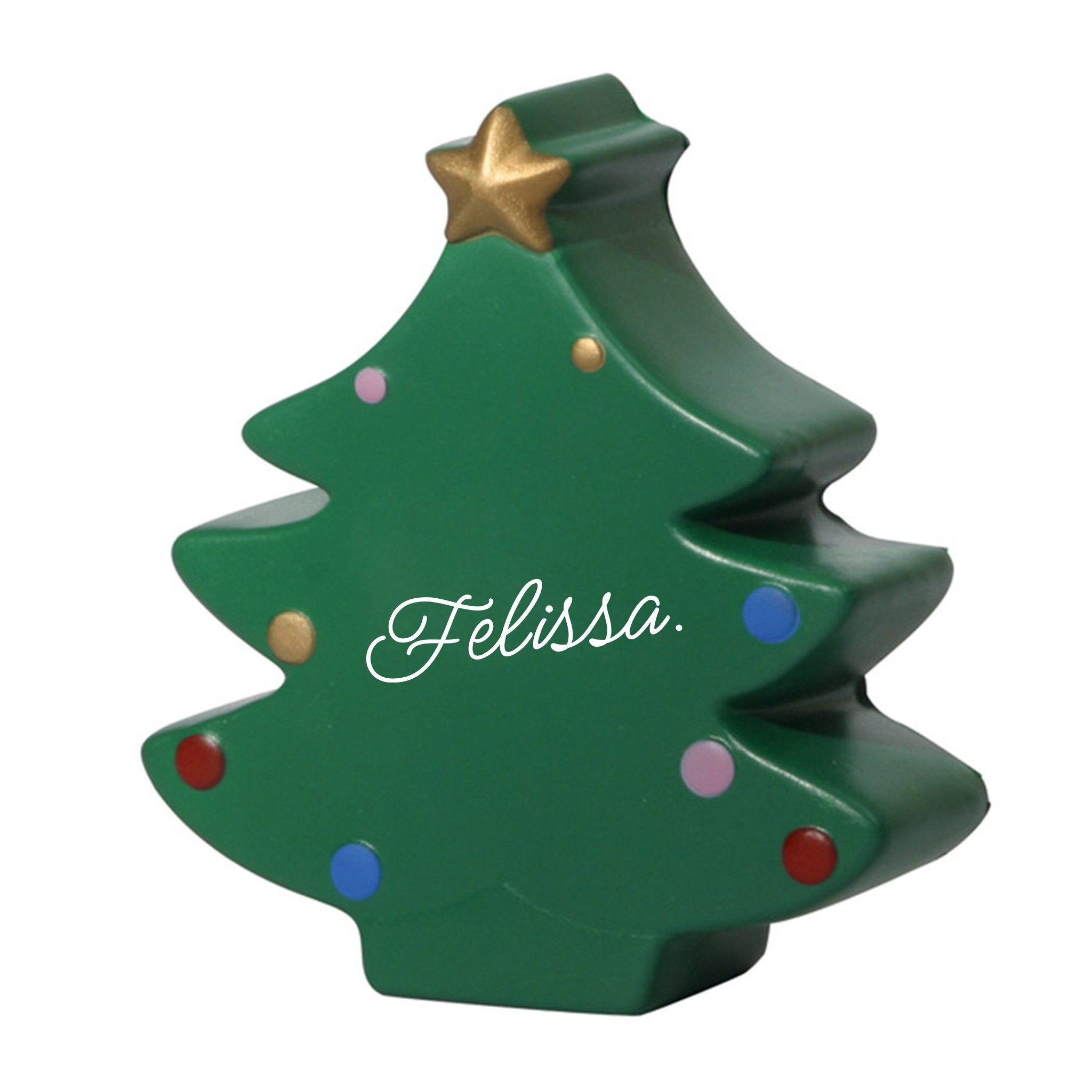 Christmas Tree Stress Reliever  Imprinted with Logo (Q804111)
