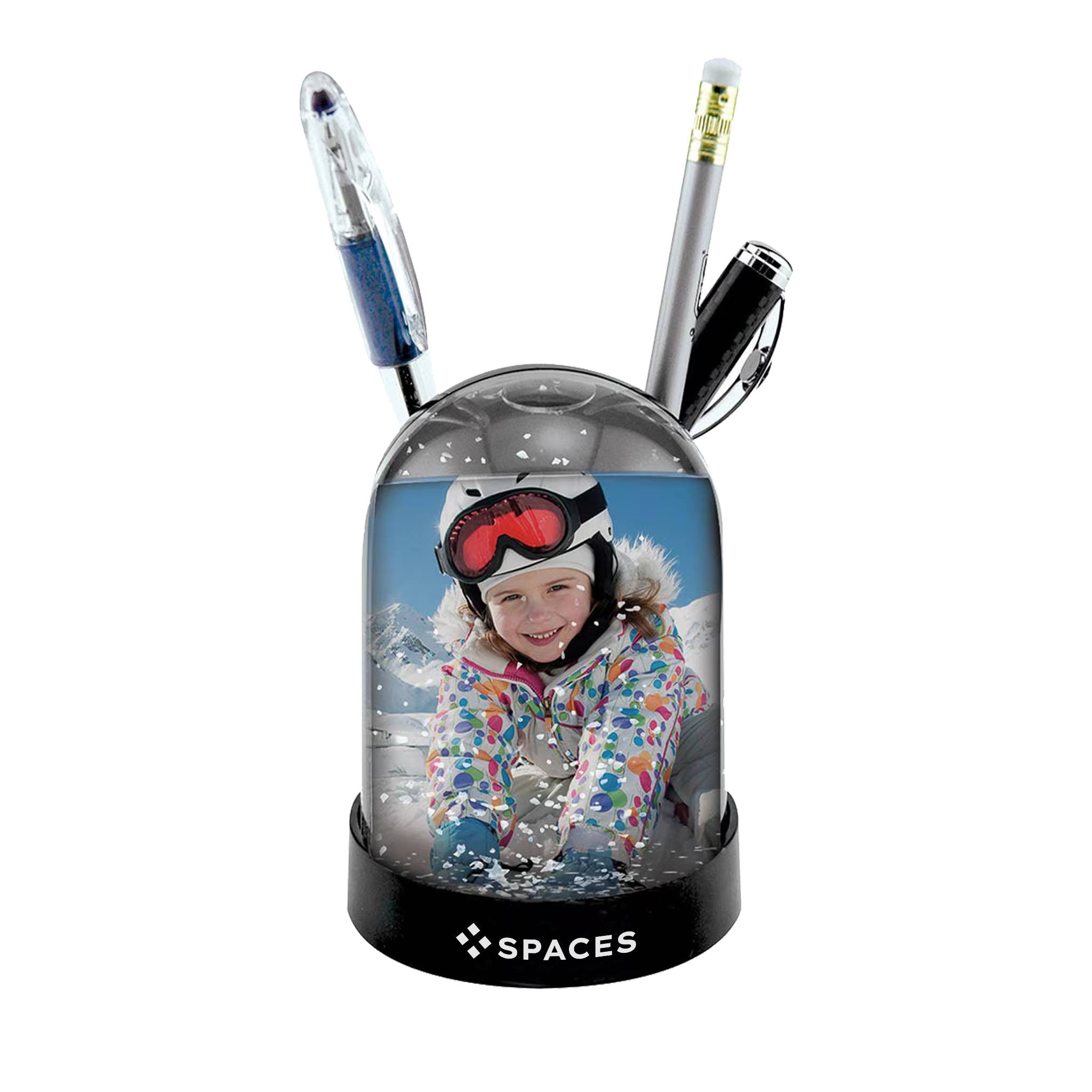 Pencil Cup Snow Globe  Imprinted with Logo (Q804432)