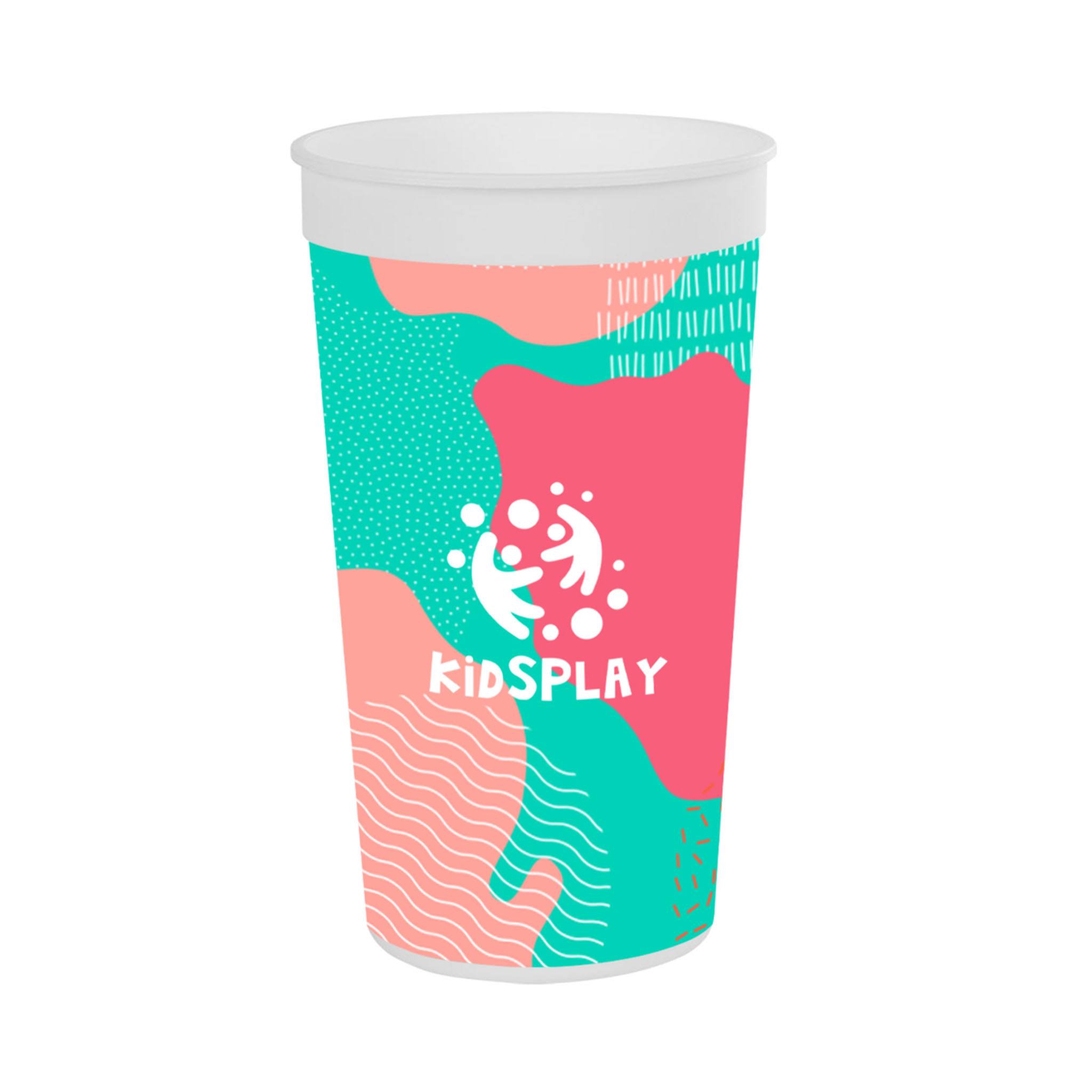 32 Oz. Full Color Big Game Stadium Cup  Imprinted with Logo (Q806622)