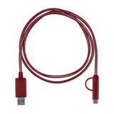 Payson 3-in-1 LED Lighted Cell Phone Charging Cable (Q808022)
