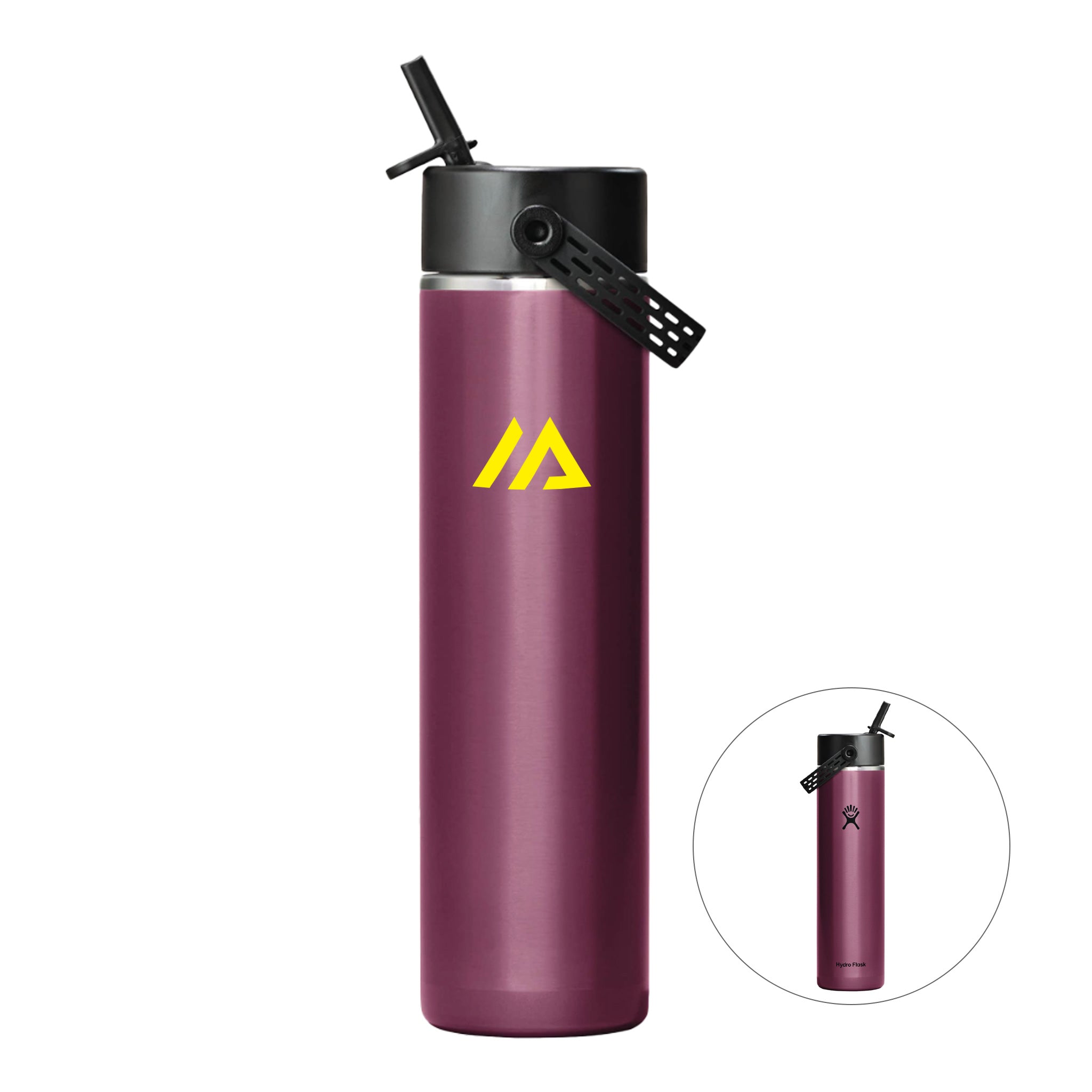 24 Oz. Hydro Flask® Lightweight Flex Straw Bottle  Imprinted with Logo (Q808532)