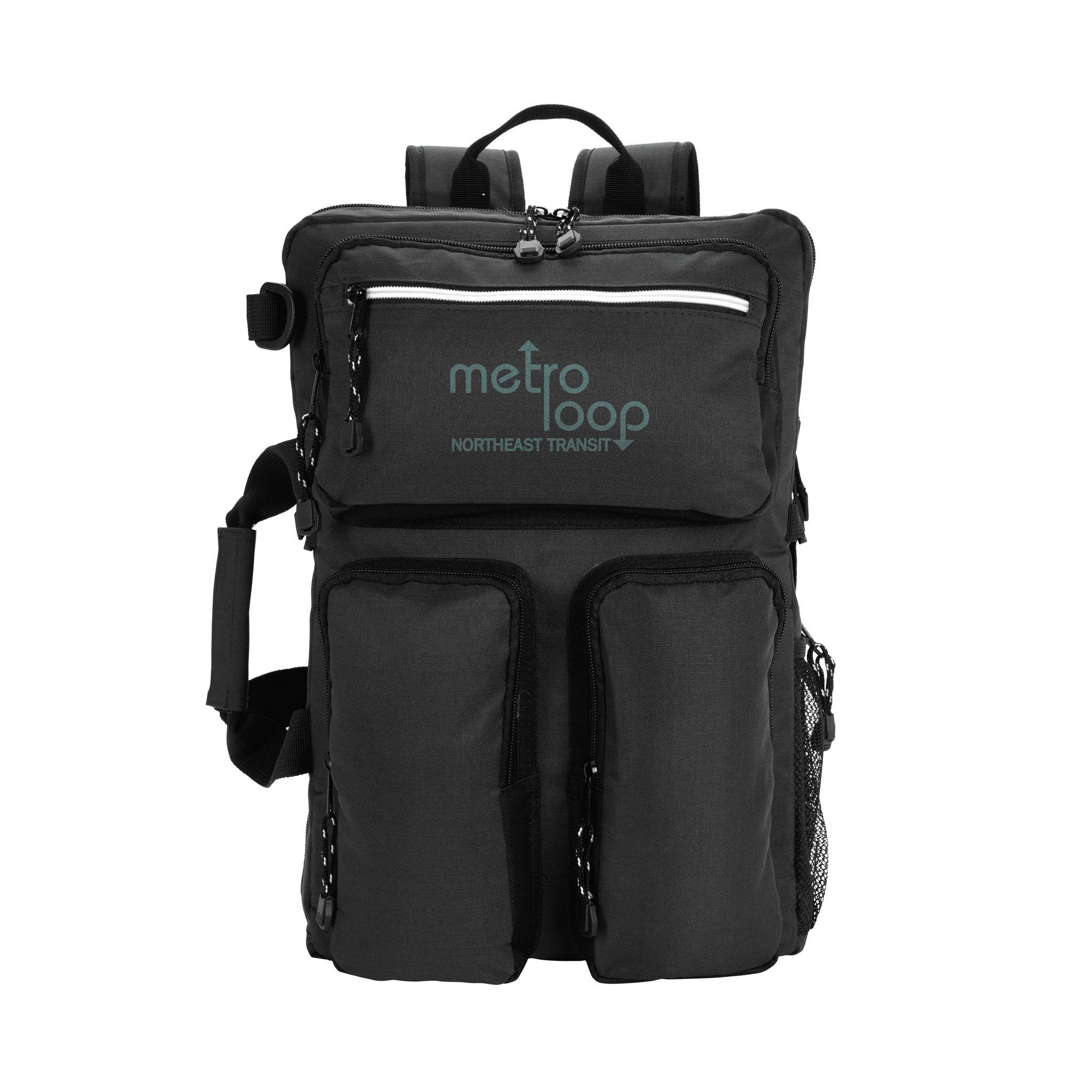 Ripstop Recycled Briefcase Backpack (Q808822)