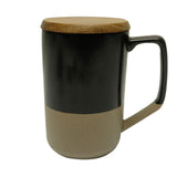 16 Fl. Oz. Valencia Ceramic Mug With Lid (Q810022)