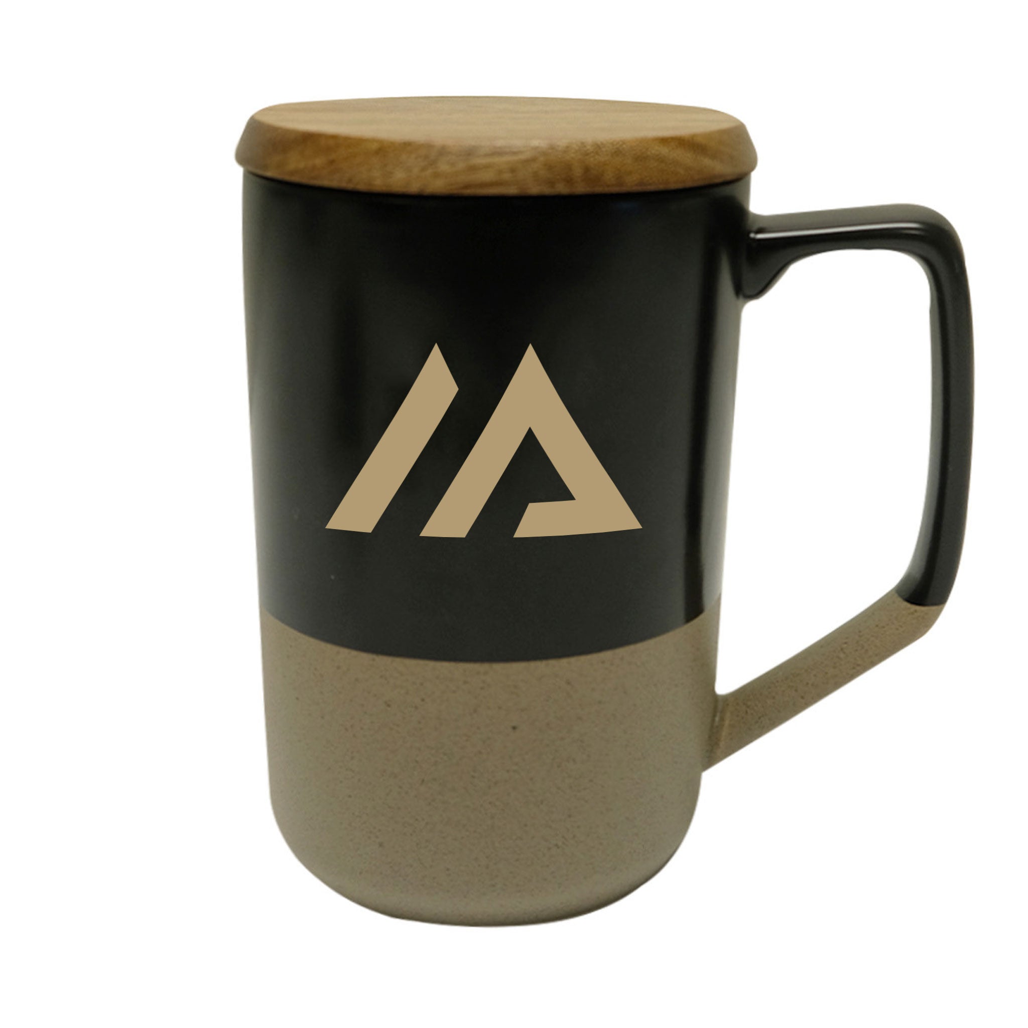 16 Fl. Oz. Valencia Ceramic Mug With Lid (Q810022)