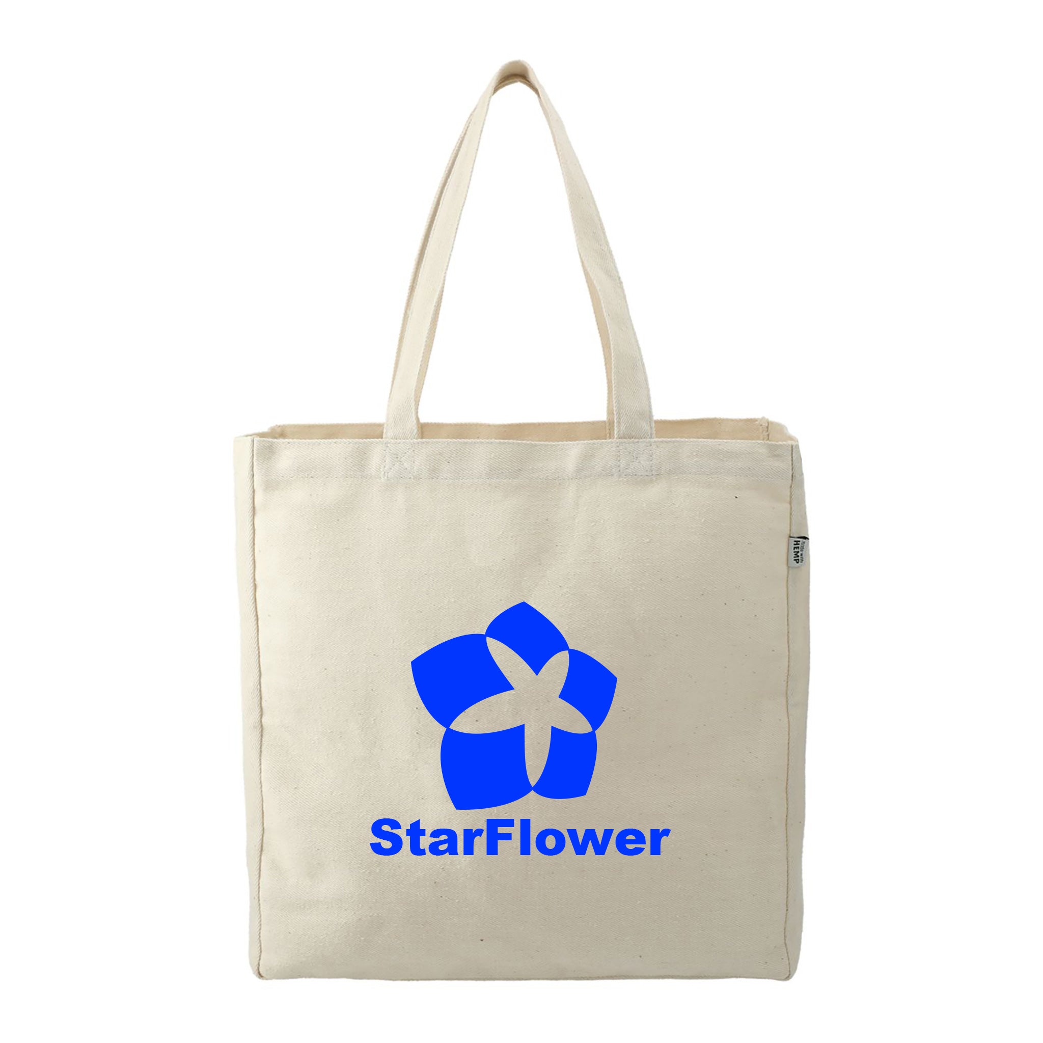 Hemp Cotton Carry-All Tote  Imprinted with Logo (Q811822)